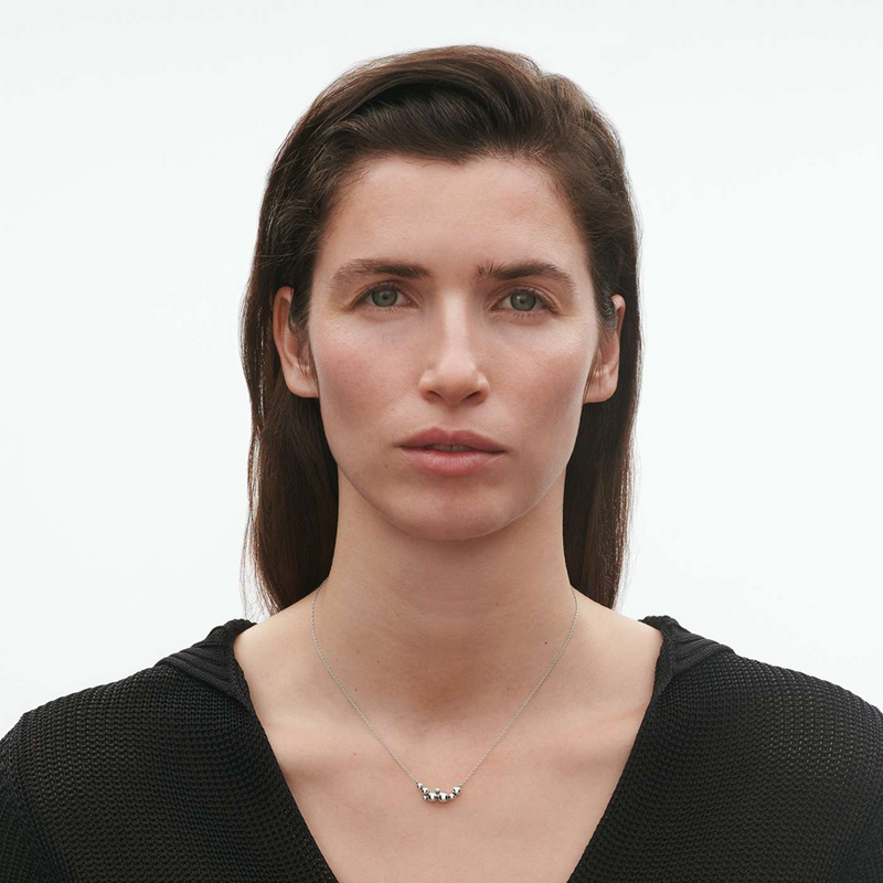 Georg Jensen Moonlight Grapes Chain Sterling Silver Pendant - Berry's Jewellers