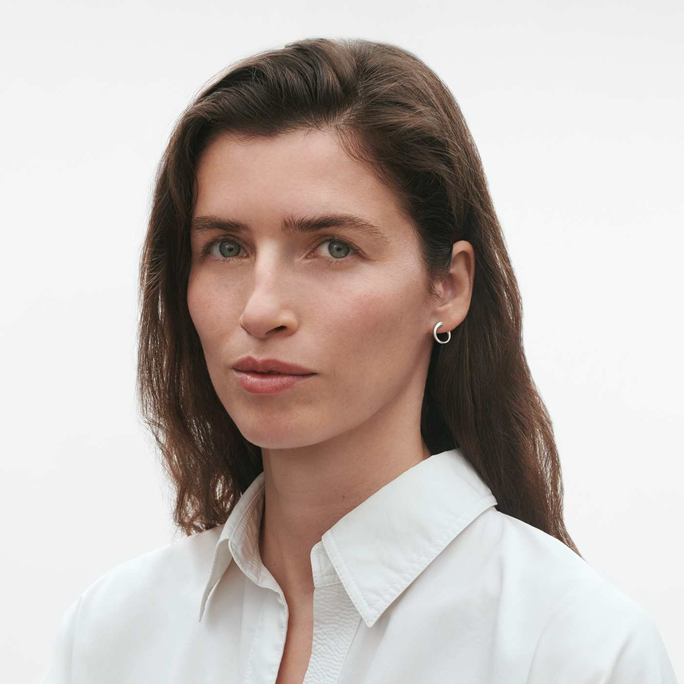 Mercy Sterling Silver Stud Earrings