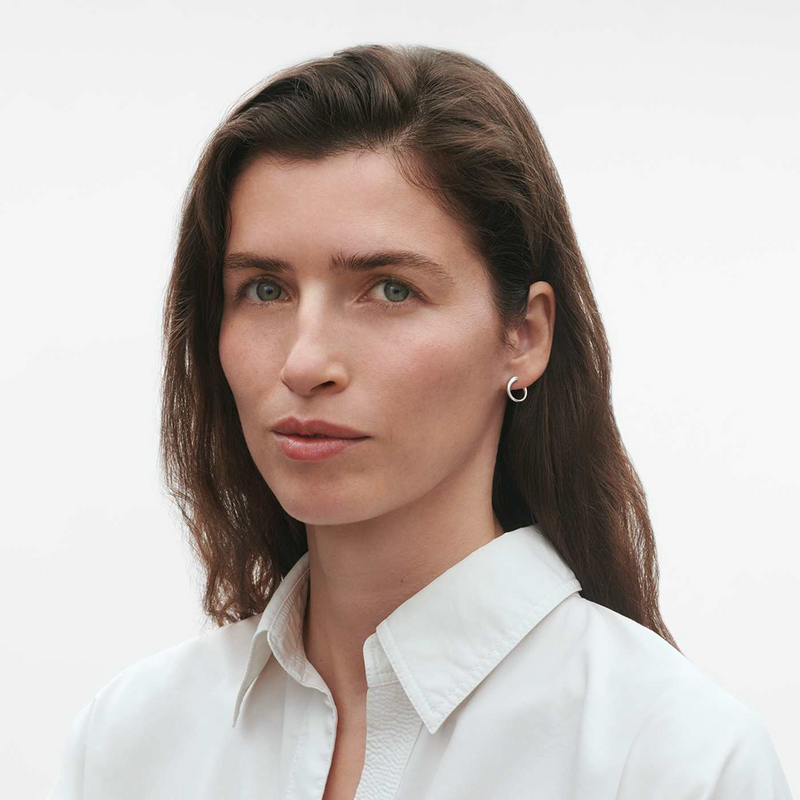 Mercy Sterling Silver Stud Earrings