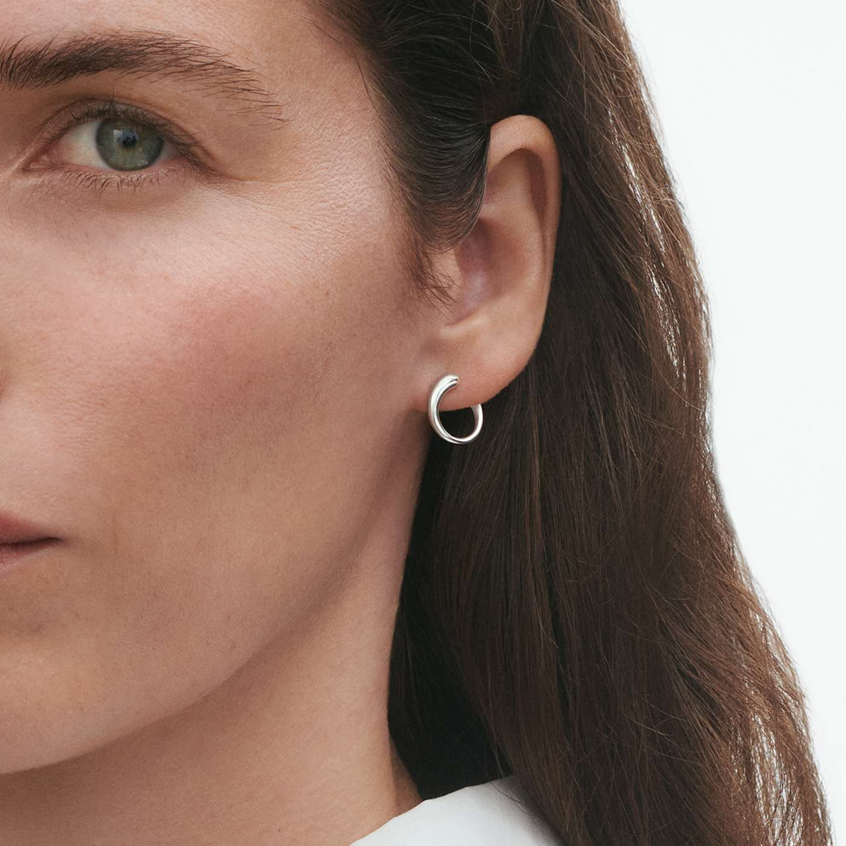 Georg Jensen Mercy Sterling Silver Stud Earrings - Berry's Jewellers
