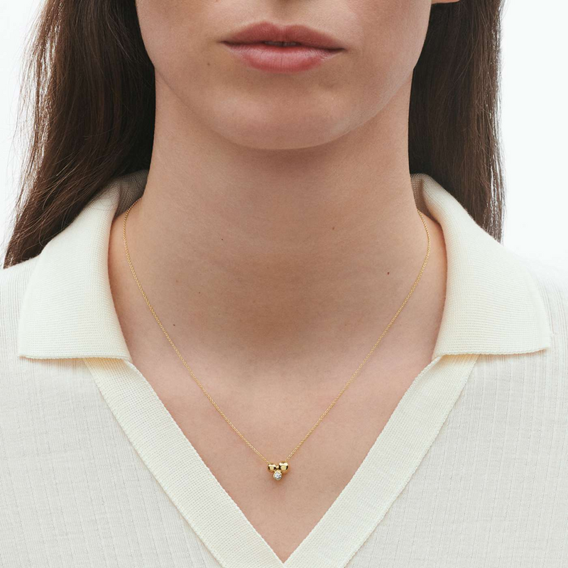 Moonlight Grapes 18ct Yellow Gold Diamond Set Pendant