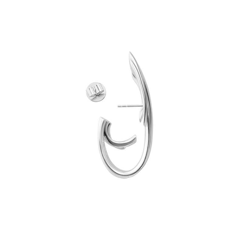 Arc Sterling Silver Earrings