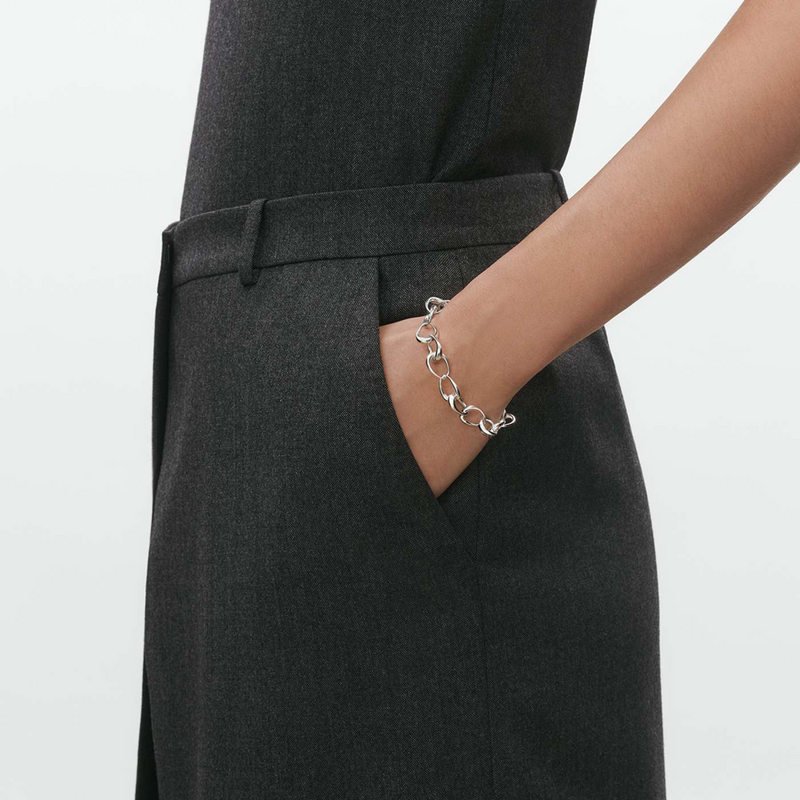 Georg Jensen Offspring Sterling Silver Link Bracelet - Berry's Jewellers