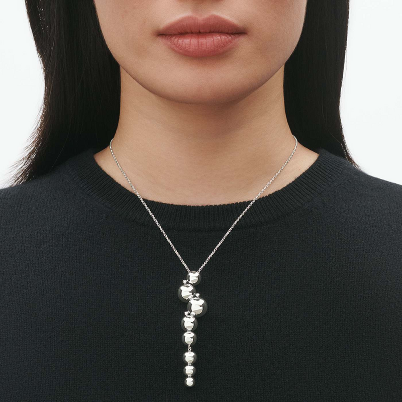 Georg Jensen Moonlight Grapes silver pendant - Berry's Jewellers
