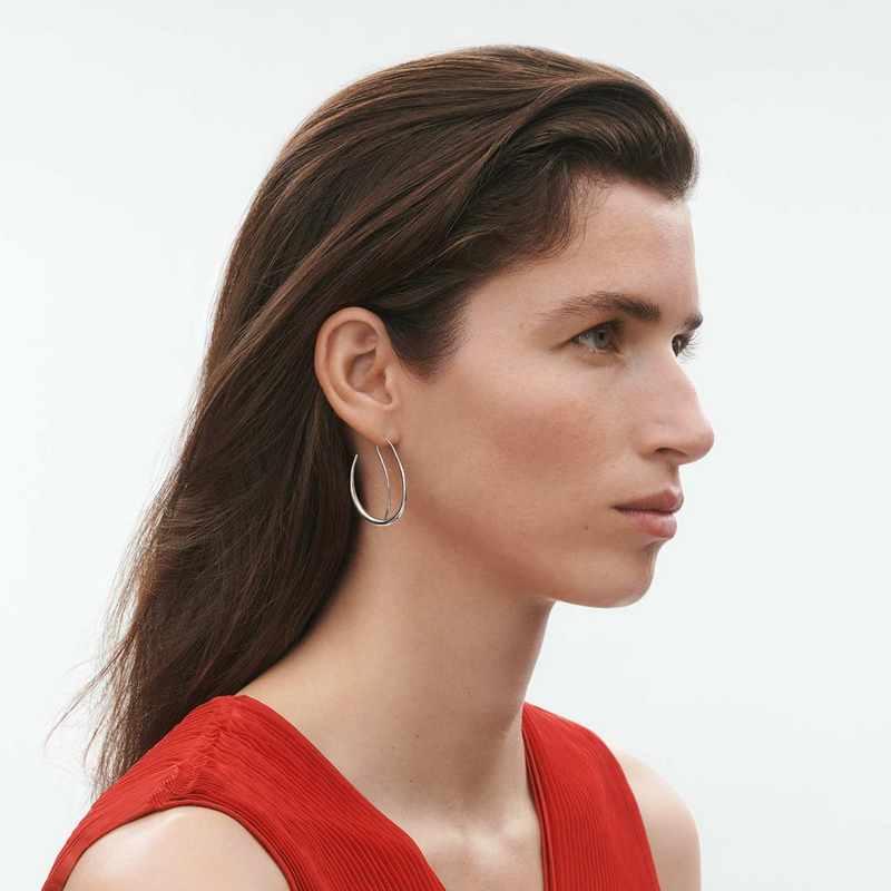 Offspring Sterling Silver Ear Hoops
