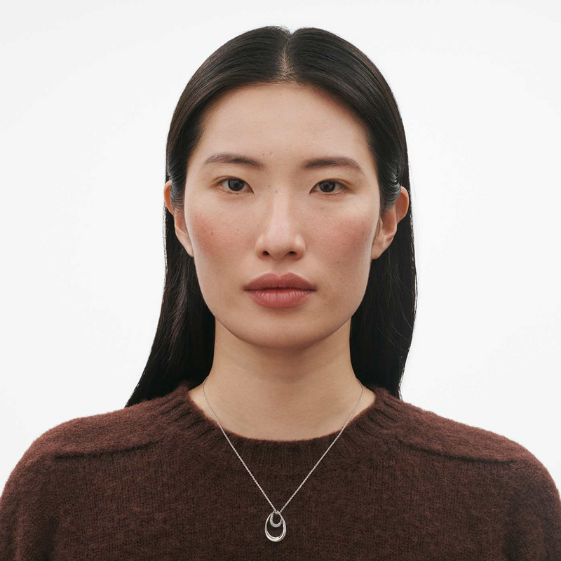 Sterling Silver Offspring Diamond Pendant