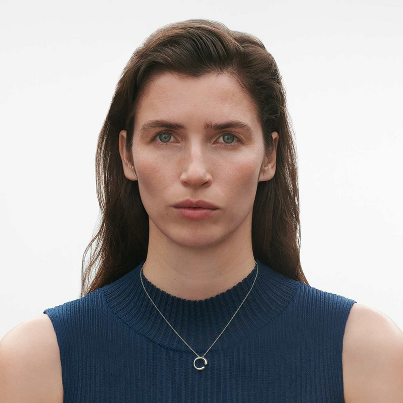 Georg Jensen Mercy Sterling Silver Small Side Pendant - Berry's Jewellers