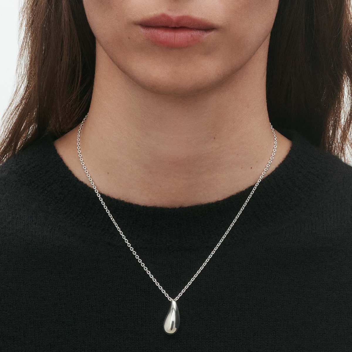 Georg Jensen Reflect Silver Small Pendant - Berry's Jewellers