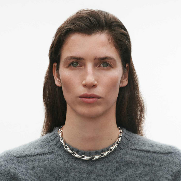 Reflect Sterling Silver Large Necklace