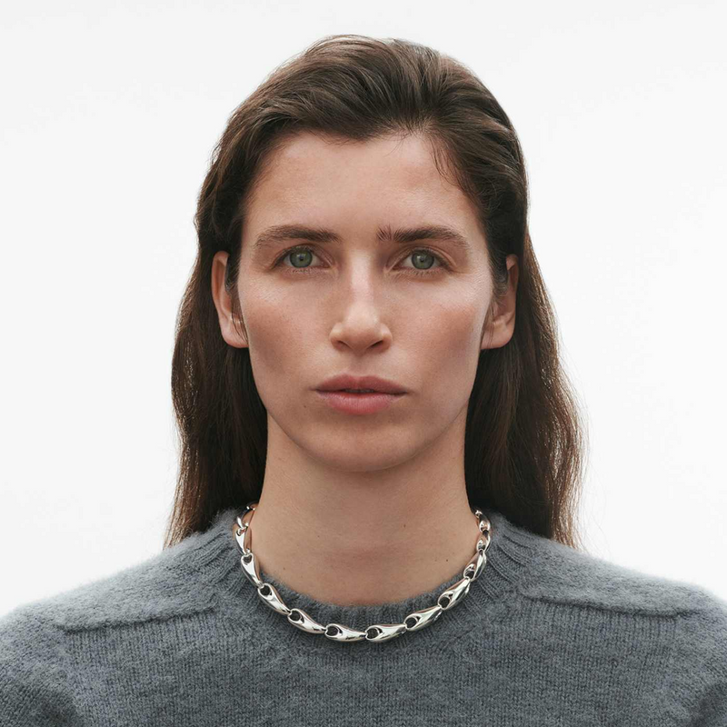 Reflect Sterling Silver Large Necklace