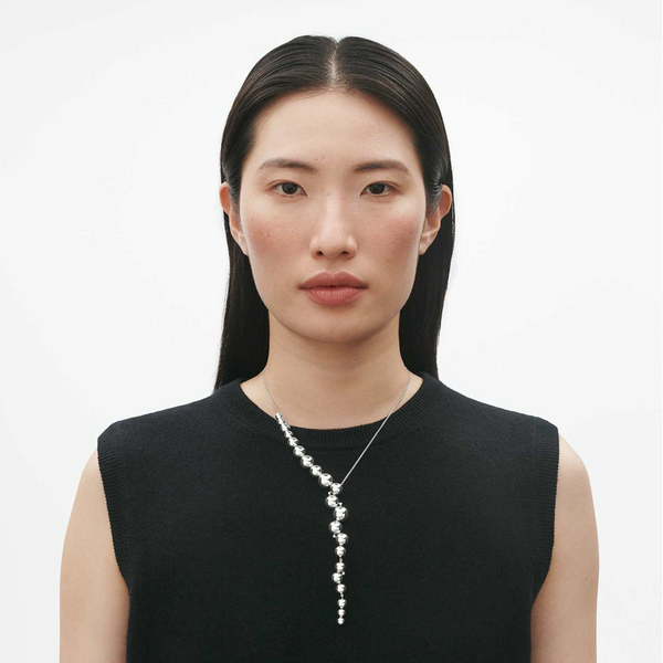 Georg Jensen Moonlight Grapes Silver Necklace - Berry's Jewellers