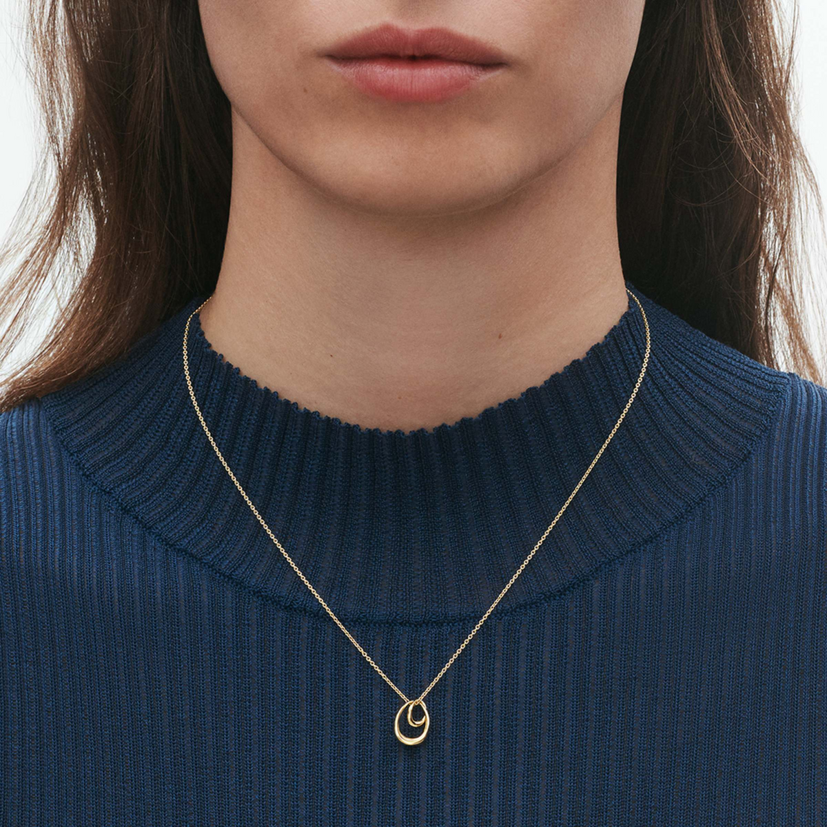 Georg Jensen Offspring 18ct Yellow Gold Pendant - Berry's Jewellers