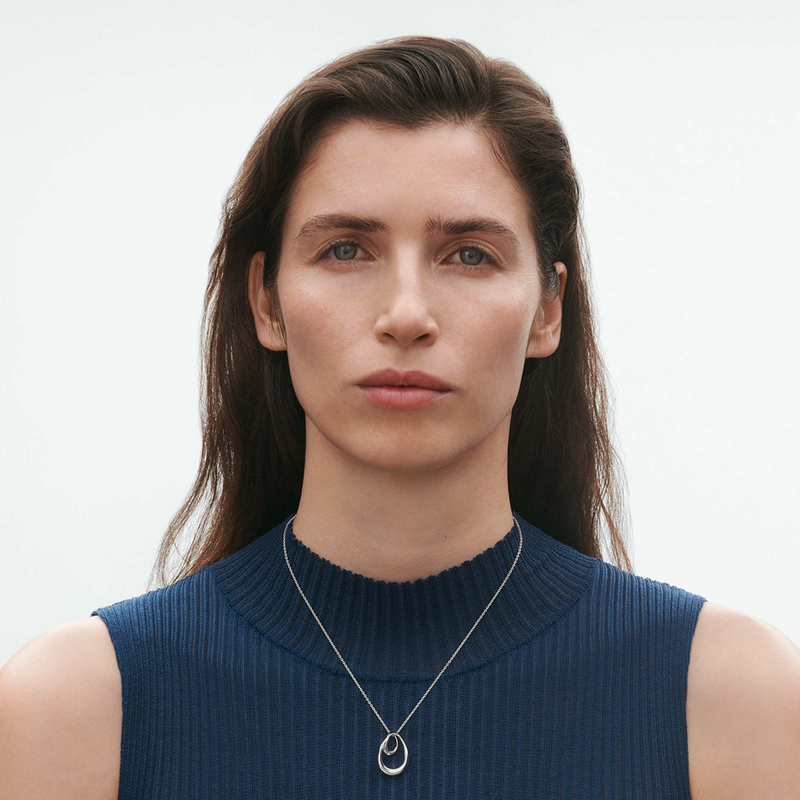 Georg Jensen Offspring Sterling Silver Large Pendant - Berry's Jewellers