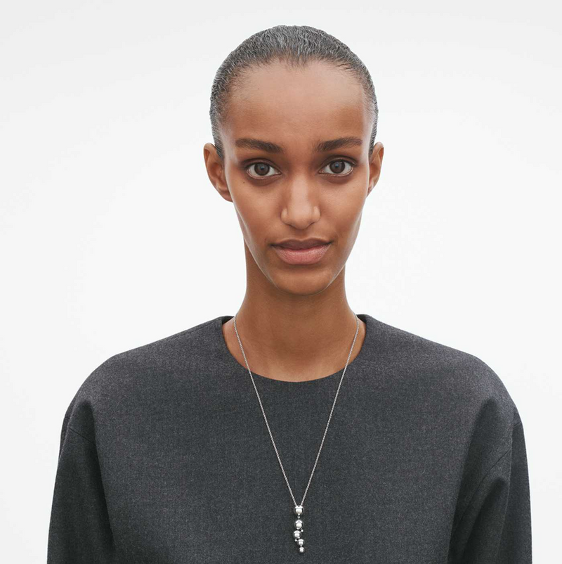 Georg Jensen Moonlight Grapes Silver Pendant - Berry's Jewellers