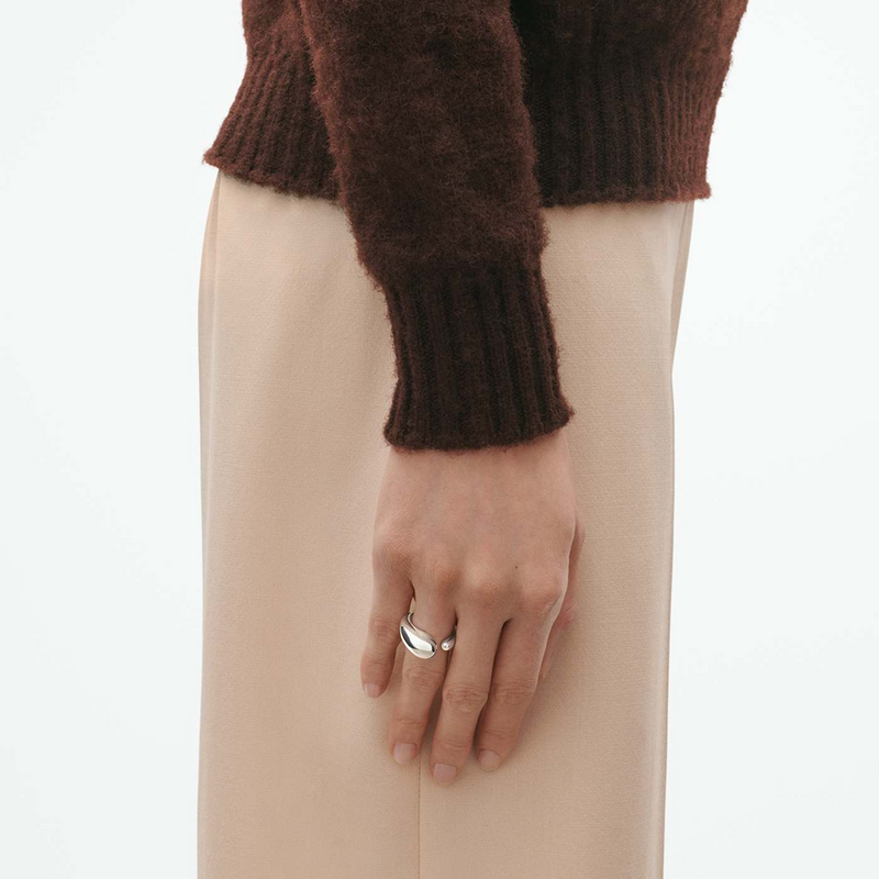 Georg Jensen Mercy Sterling Silver Large Ring - Berry's Jewellers