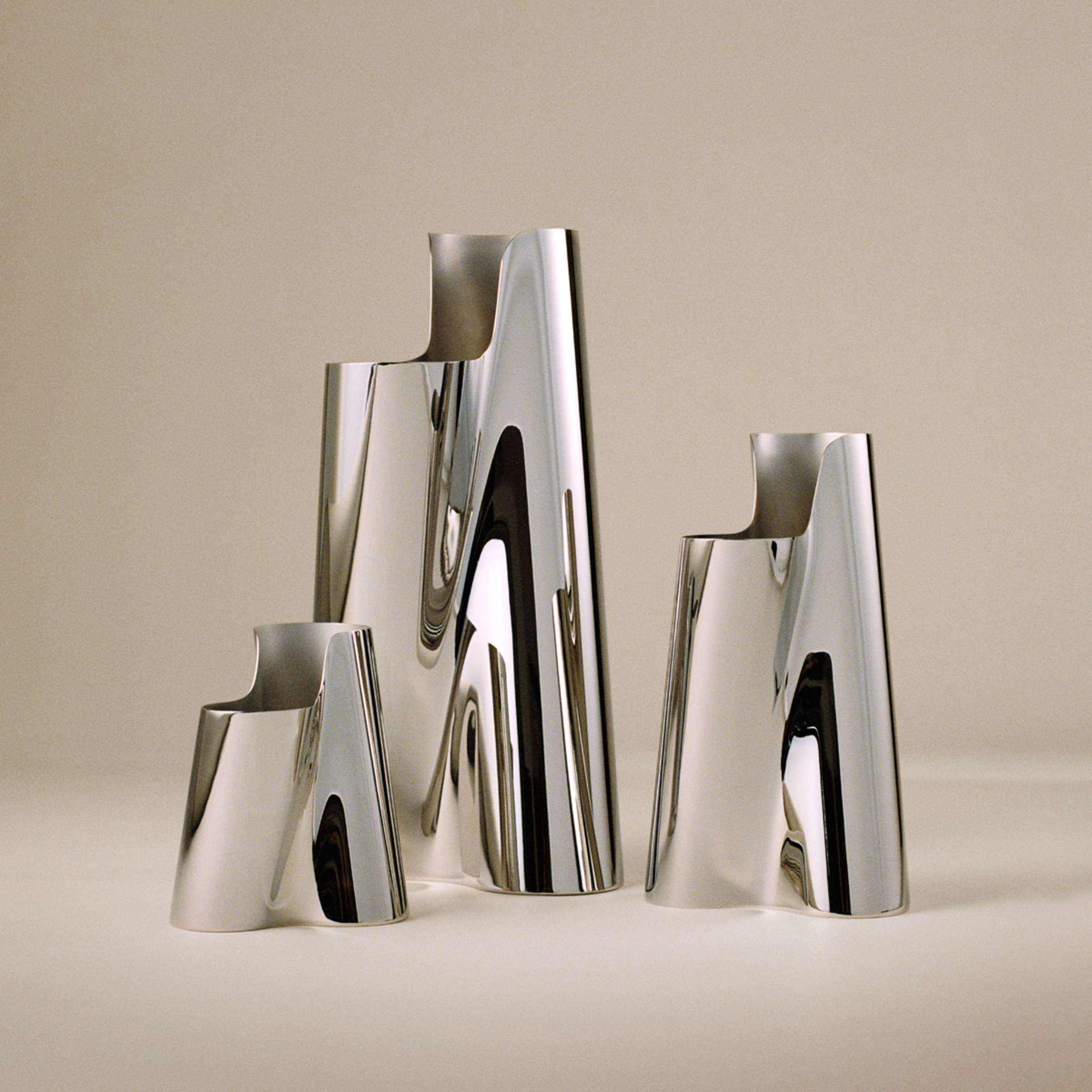 Georg Jensen Lituus Stainless Steel Floor Vase - Berry's Jewellers