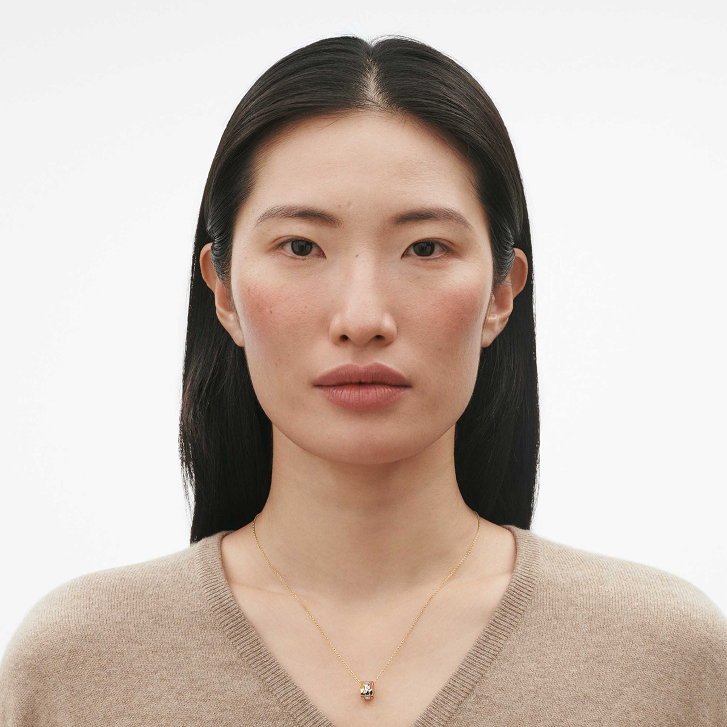 Georg Jensen Fusion 18ct Gold Diamond Set Pendant - Berry's Jewellers