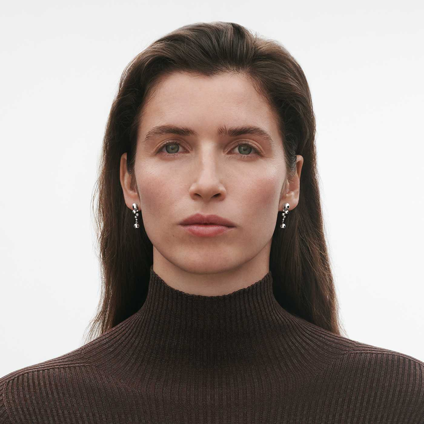 Moonlight Grapes Small Silver Drop Earrings