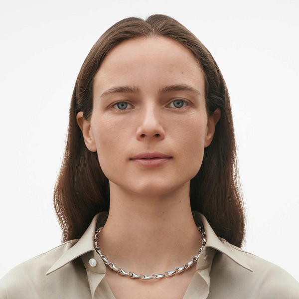 Georg Jensen Reflect Sterling Silver Medium Necklace - Berry's Jewellers