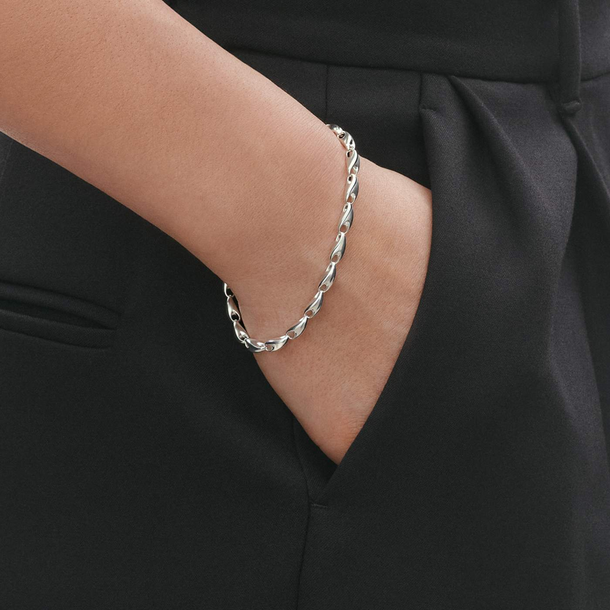 Georg Jensen Reflect Sterling Silver Bracelet - Berry's Jewellers