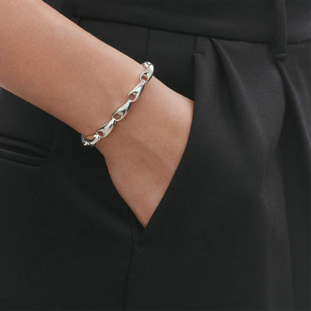 Georg Jensen Reflect Silver Bracelet - Berry's Jewellers