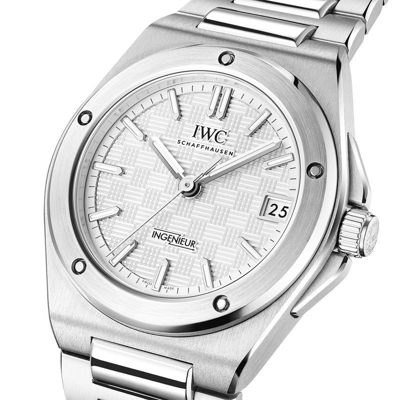 IWC Schaffhausen Ingenieur Automatic 35mm Silver Dial Bracelet Watch - Berry's Jewellers
