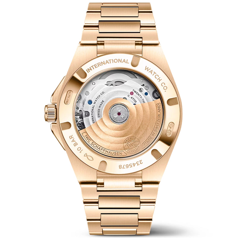 IWC Schaffhausen Ingenieur Automatic 35mm 18ct Rose Gold Bracelet Watch - Berry's Jewellers