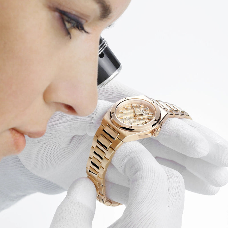 IWC Schaffhausen Ingenieur Automatic 35mm 18ct Rose Gold Bracelet Watch - Berry's Jewellers