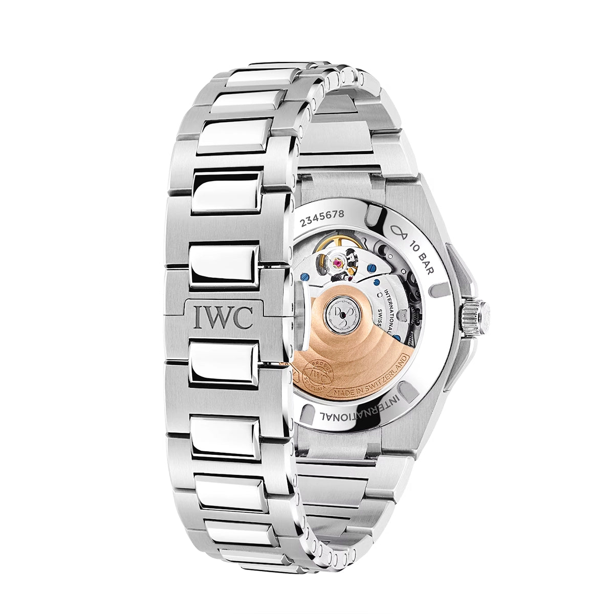 IWC Schaffhausen Ingenieur Automatic 35mm Black Dial Bracelet Watch - Berry's Jewellers