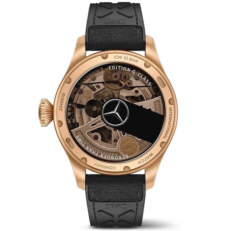 IWC Schaffhausen Big Pilot's 18ct Armor Gold Mercedes-AMG G 63 Edition Watch - Berry's Jewellers
