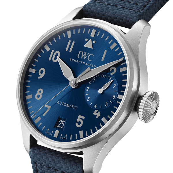 IWC Schaffhausen Big Pilot's IWC Racing Works Edition 46mm Blue Dial Watch - Berry's Jewellers