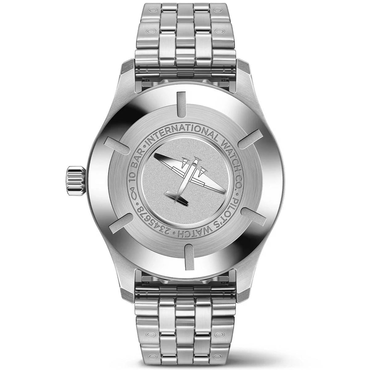 IWC Schaffhausen Pilot's Mark XX 40mm Silver Dial Automatic Bracelet Watch - Berry's Jewellers