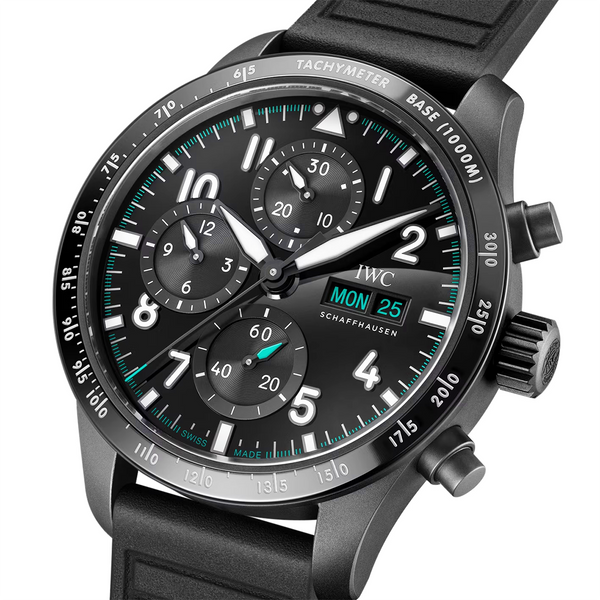 IWC Schaffhausen Pilot's Mercedes-AMG Petronas Formula One Team Edition Ceratanium Watch - Berry's Jewellers