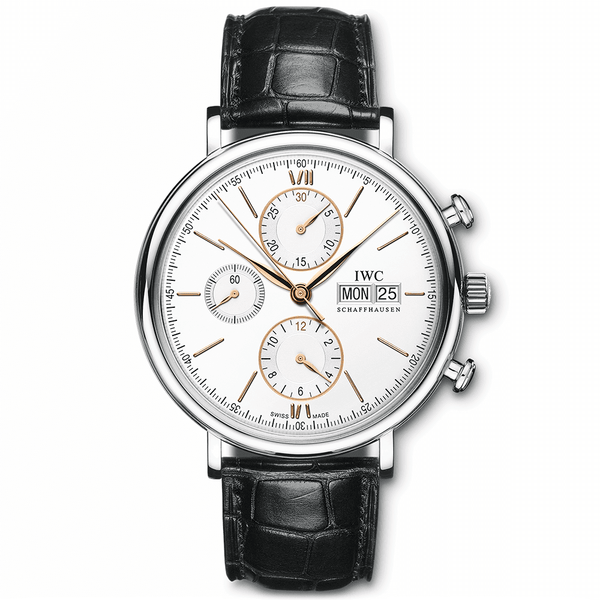 Rose Dial Men's Chronograph Watch - Berry's Jewellers