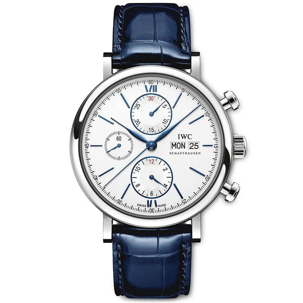 Blue Dial Men's Chronograph Strap Watch - Berry's Jewellers