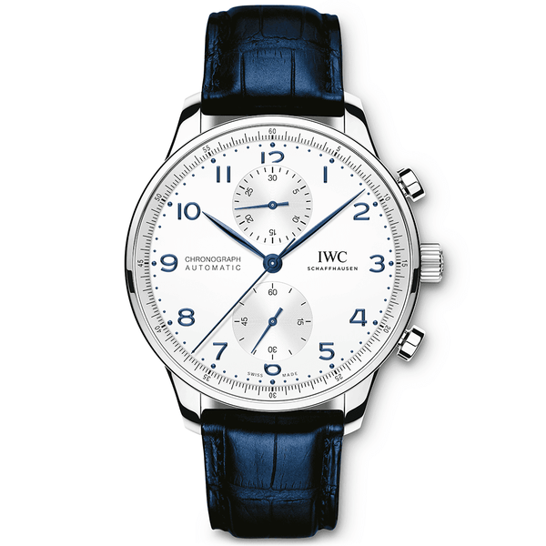 Blue Dial Men's Chronograph Strap Watch - Berry's Jewellers