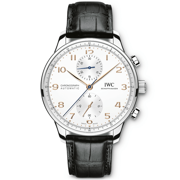 Rose Dial Men's Chronograph Strap Watch - Berry's Jewellers
