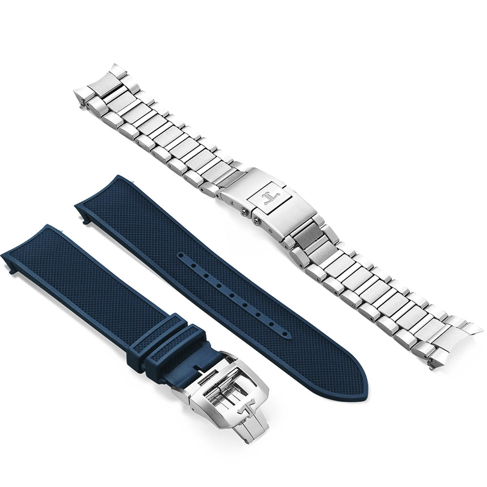 Jaeger-LeCoultre Polaris Chronograph 42mm Blue Sunburst Dial Men's Watch - Berry's Jewellers
