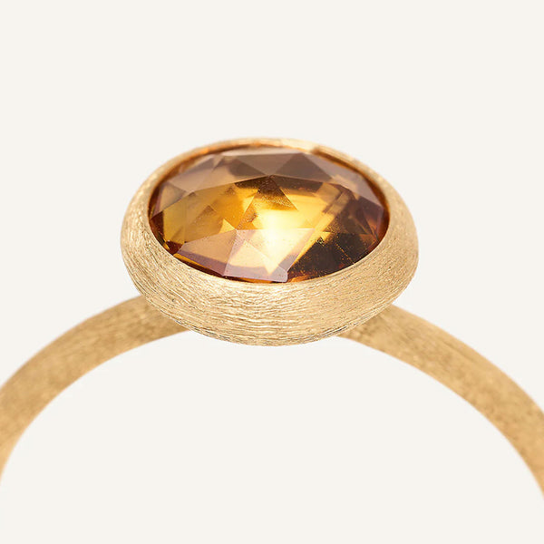 Marco Bicego 18ct Yellow Gold Jaipur Yellow Quartz Small Ring - Berry's Jewellers