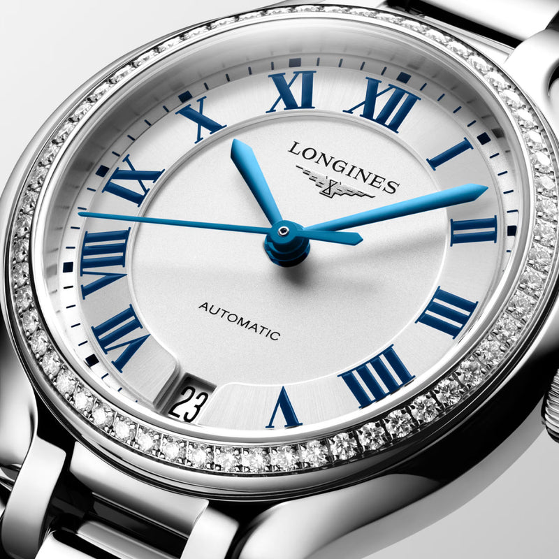 PrimaLuna 34mm Steel Ladies Automatic Bracelet Watch