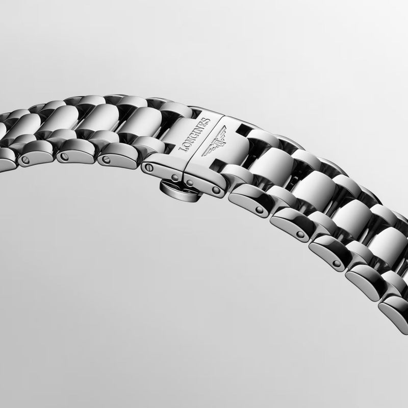 PrimaLuna 34mm Steel Ladies Automatic Bracelet Watch