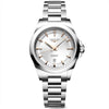Longines Conquest 30mm Silver/Rose Dial Automatic Bracelet Watch - Berry's Jewellers