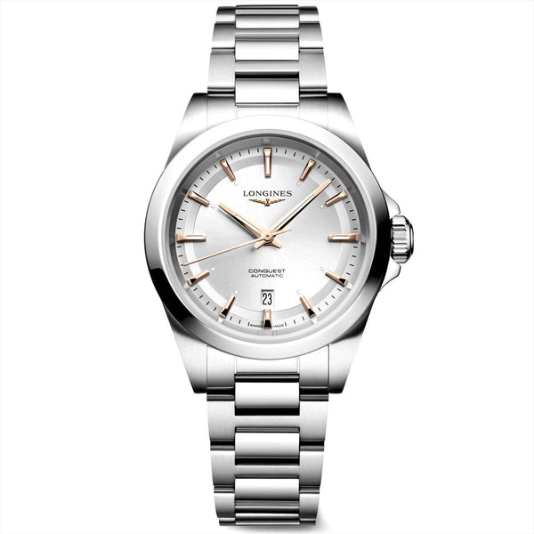 Rose Dial Automatic Bracelet Watch - Berry's Jewellers