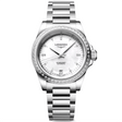 Longines Conquest 34mm Diamond Dial & Bezel Ladies Bracelet Watch - Berry's Jewellers