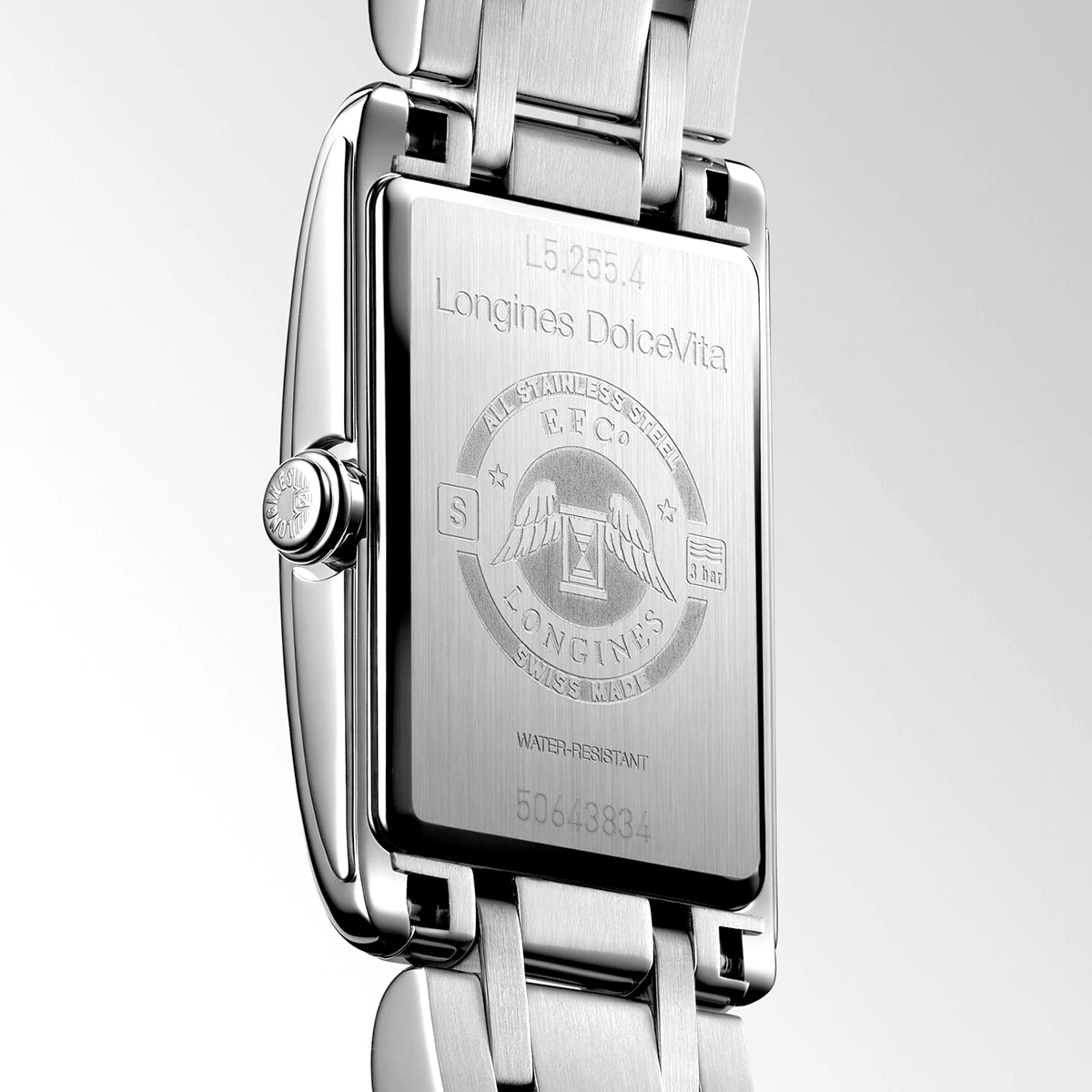 Longines DolceVita 20.8mm x 32mm Silver Dial Ladies Bracelet Watch - Berry's Jewellers