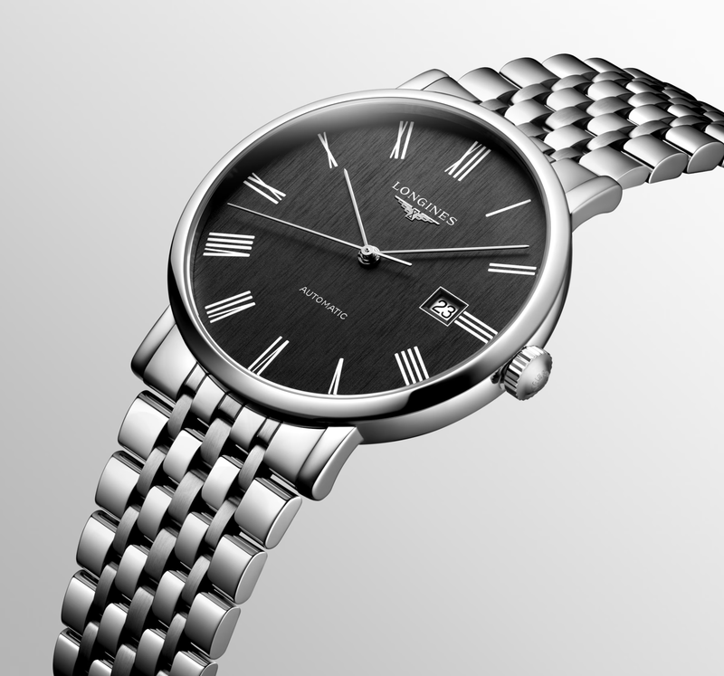 Longines Elegant Collection 41mm Automatic Men's Bracelet Watch - Berry's Jewellers