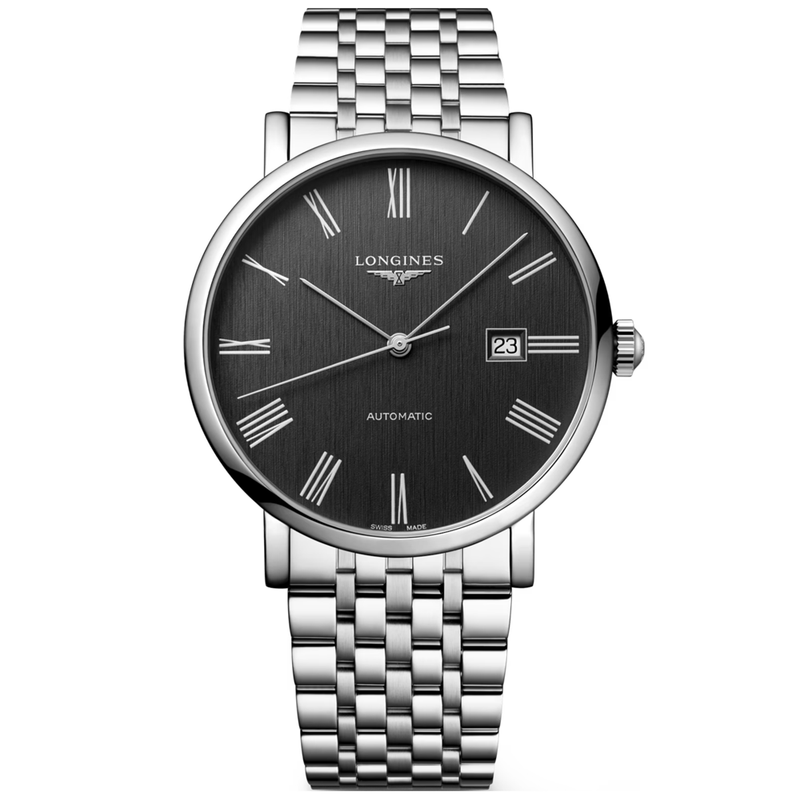 Longines Elegant Collection 41mm Automatic Men's Bracelet Watch - Berry's Jewellers