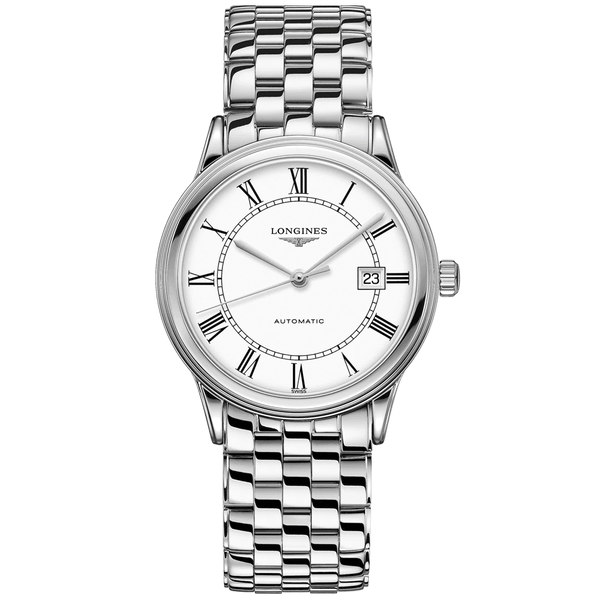 Longines Flaqship Steel 40mm Steel Automatic Bracelet Watch - Berry's Jewellers