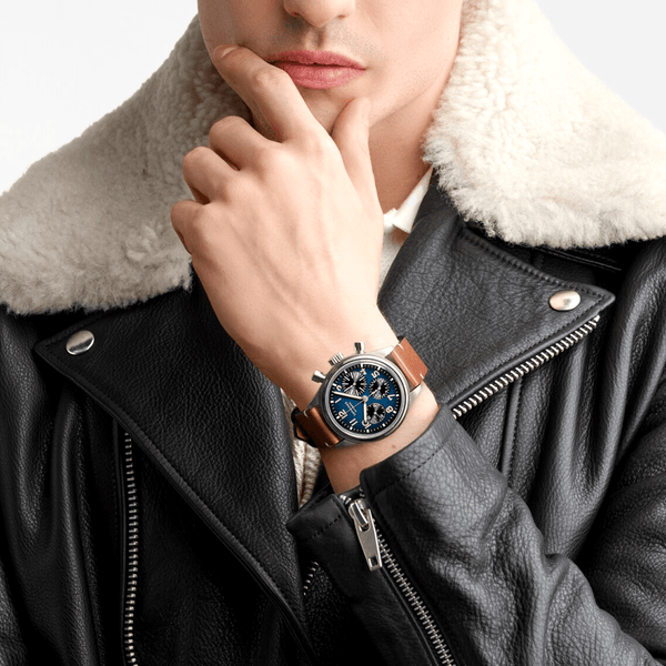 Longines Heritage Avigation Bigeye 42mm Blue Dial Automatic Chronograph Watch - Berry's Jewellers