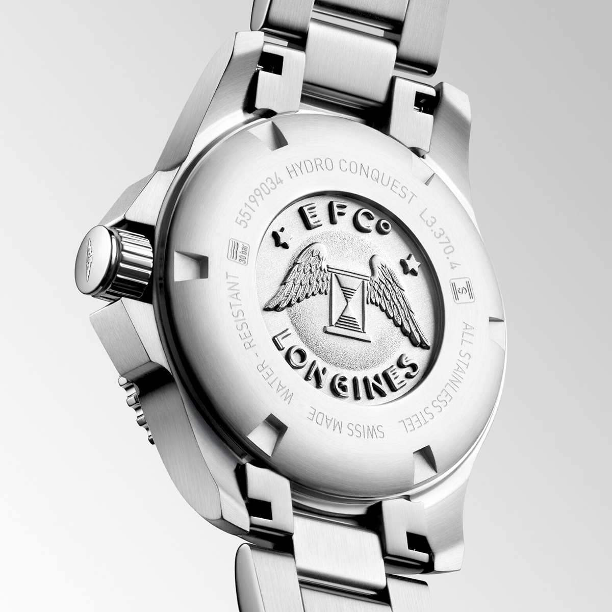 Longines HydroConquest 32mm Blue Dial Ladies Bracelet Watch - Berry's Jewellers